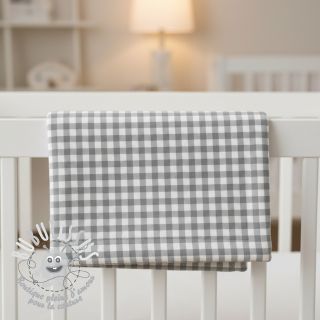 Tissu coton FLANNEL Check sage