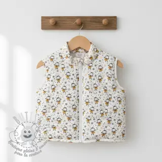 Tissu coton QUILTING Elisabetta jaune