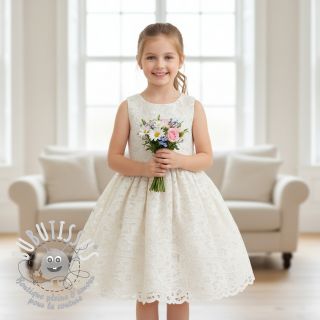 Tissu coton EMBROIDERY Blanchette design A