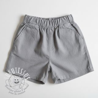 Tissu coton Lin PREMIUM light grey