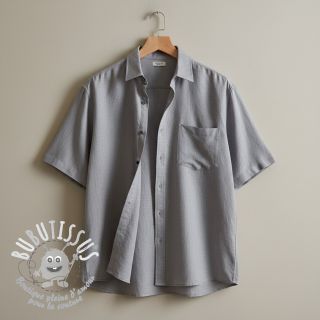 Tissu coton Lin PREMIUM light grey