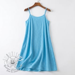 Tissu coton STRETCH Baby blue