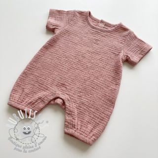 Tissu coton STRETCH Baby light pink