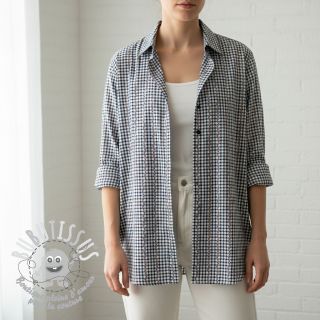 Tissu coton JACQUARD Climbing navy