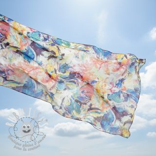 Tissu coton DOBBY Staind branch digital print