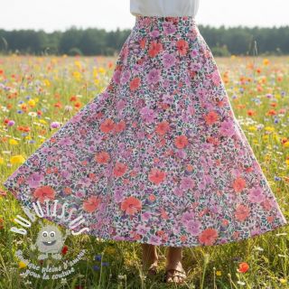 Tissu coton Expession flowers digital print