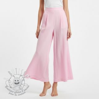 Tissu coton Lin pink