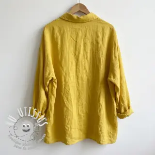 Tissu coton Lin ochre