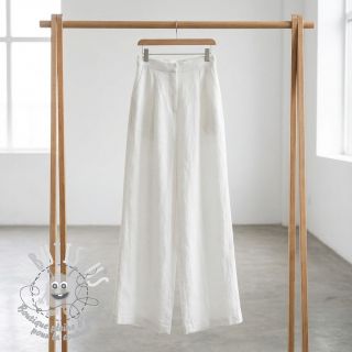 Tissu coton Lin off white