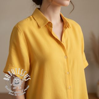 Tissu coton Lin yellow