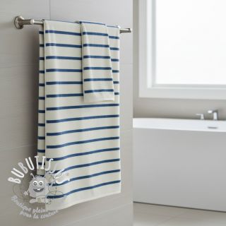 Éponge YARN DYED Stripe SMALL light blue