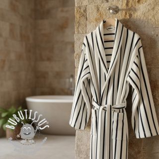 Éponge YARN DYED Stripe SMALL dark blue