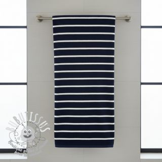 Éponge YARN DYED Stripe BIG dark blue