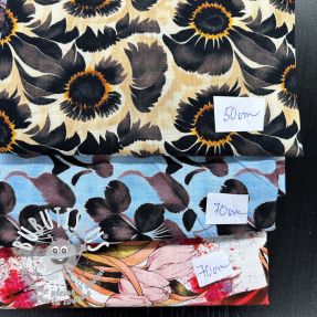 Paquet de tissus lin cotton 054