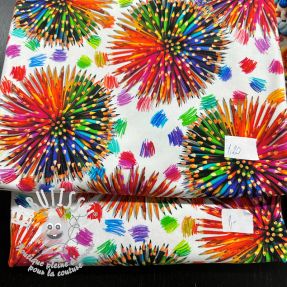 Paquet de tissus jersey digital print 2174