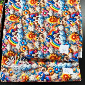 Paquet de tissus jersey digital print 2175