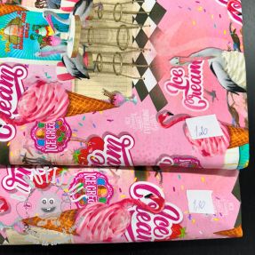 Paquet de tissus jersey digital print 2176