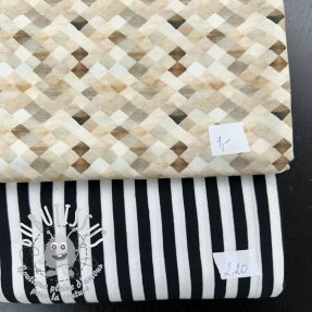 Paquet de tissus jersey digital print 2184