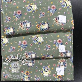 Paquet de tissus jersey digital print 2189