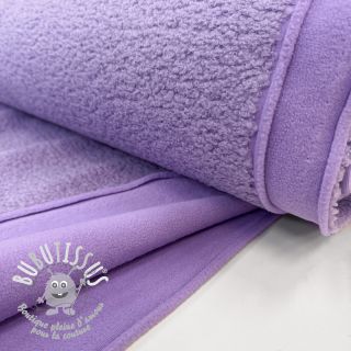 Fleece TEDDY DOUBLE SIDED lilac