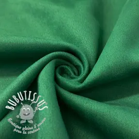 Suede stretch SCUBA dark green