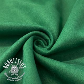 Suede stretch SCUBA dark green