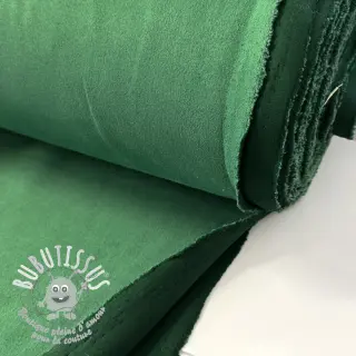 Suede stretch SCUBA dark green