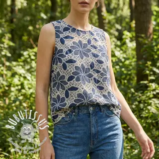 JEANS DENIM Lavicia Lace design A