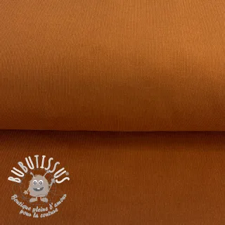 Tissu velours cotelé fin cognac