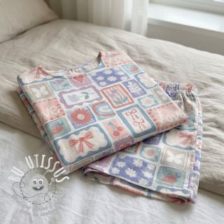 Tissu coton Patchwork digital print