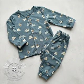 Tissu coton Vehicles petrol