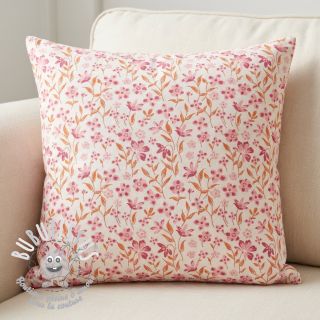 Tissu coton Fine flowers pink