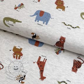 Jersey Safari melange light grey