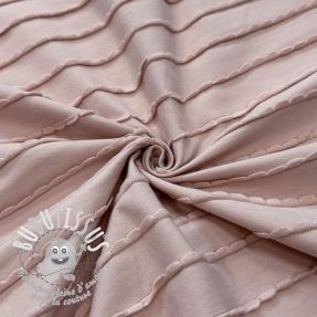 Jersey RUFFLES powder pink