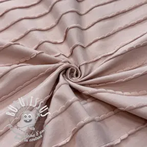 Jersey RUFFLES powder pink