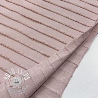 Jersey RUFFLES powder pink