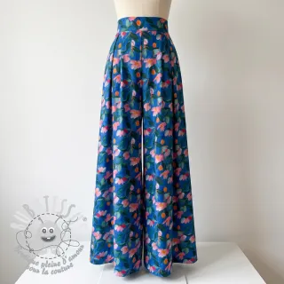 Viscose STRETCH Flowers Dorothia digital print