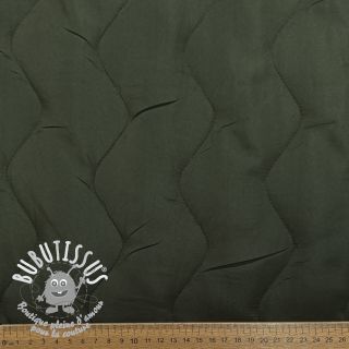 Tissu matelassé ZIG ZAG army green