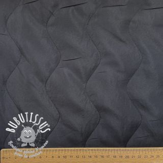 Tissu matelassé ZIG ZAG black