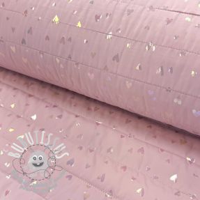 Tissu matelassé FOIL Hearts