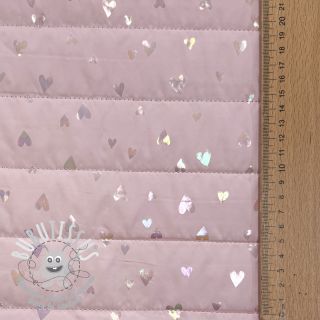Tissu matelassé FOIL Hearts