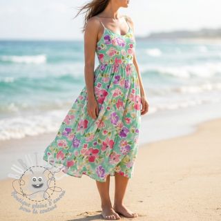 Viscose ECOVERO Flowers design B digital print