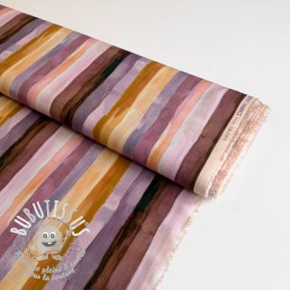 Viscose RADIANCE Stripes lavender digital print