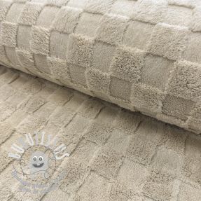 Fleece JACQUARD Check ecru