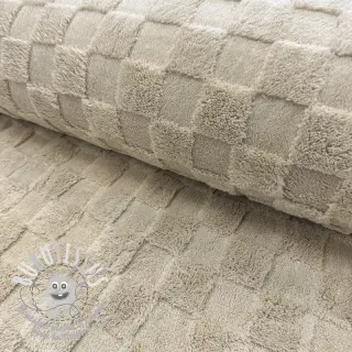 Fleece JACQUARD Check ecru