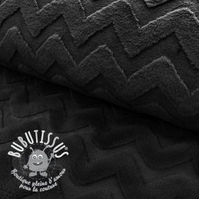 Fleece Abstract black