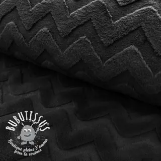 Fleece Abstract black