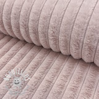 Fourrure Stripes Luxe old rose
