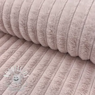 Fourrure Stripes Luxe old rose