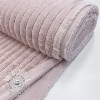 Fourrure Stripes Luxe old rose